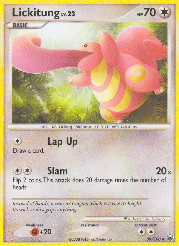 Lickitung (39/100) [Diamond & Pearl: Majestic Dawn] | Galactic Gamez