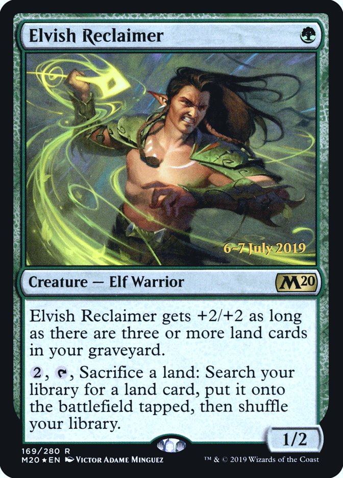 Elvish Reclaimer  [Core Set 2020 Prerelease Promos] | Galactic Gamez