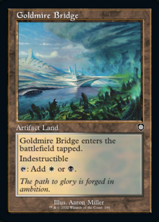 Goldmire Bridge (Retro) [The Brothers' War Commander] | Galactic Gamez