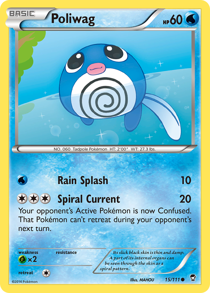 Poliwag (15/111) [XY: Furious Fists] | Galactic Gamez