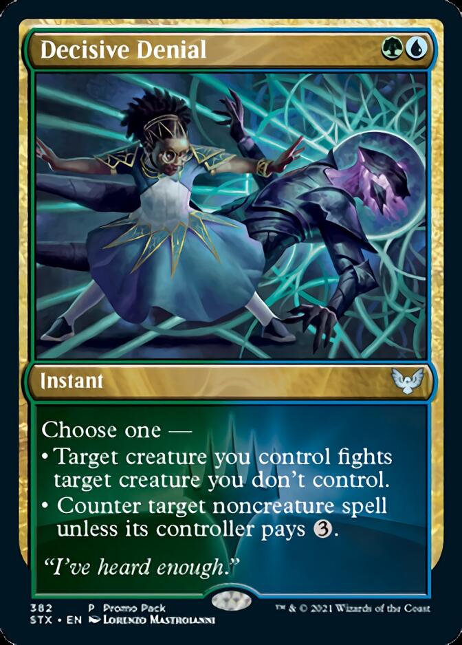 Decisive Denial (Promo Pack) [Strixhaven: School of Mages] | Galactic Gamez