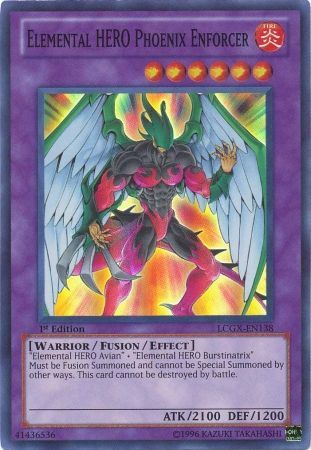 Elemental HERO Phoenix Enforcer [LCGX-EN138] Super Rare | Galactic Gamez