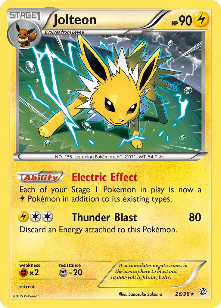 Jolteon (26/98) [XY: Ancient Origins] | Galactic Gamez