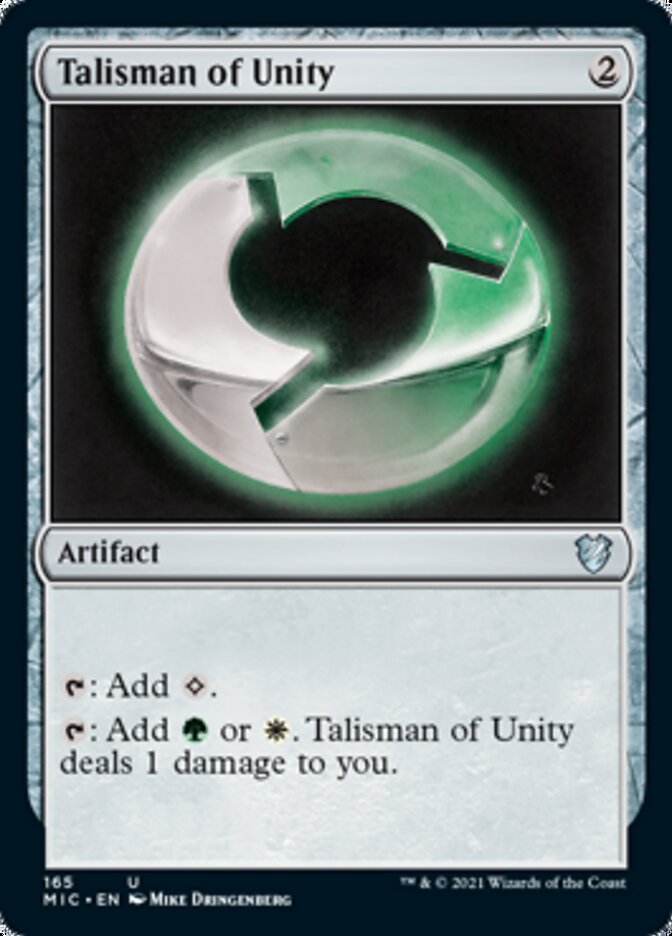 Talisman of Unity [Innistrad: Midnight Hunt Commander] | Galactic Gamez