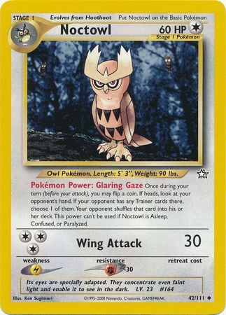 Noctowl (42/111) [Neo Genesis Unlimited] | Galactic Gamez