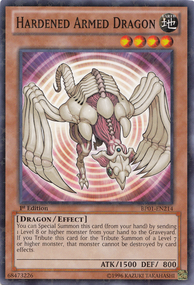 Hardened Armed Dragon [BP01-EN214] Starfoil Rare | Galactic Gamez