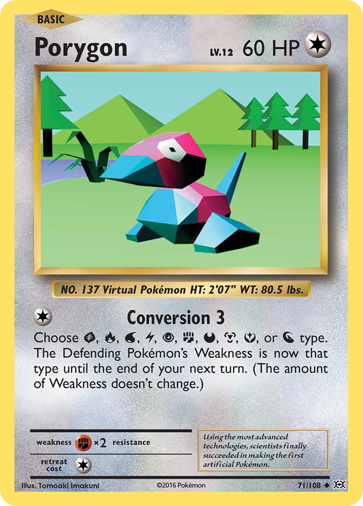 Porygon (71/108) [XY: Evolutions] | Galactic Gamez