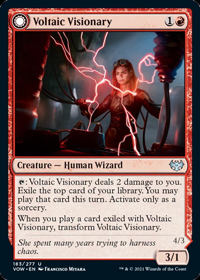 Voltaic Visionary // Volt-Charged Berserker [Innistrad: Crimson Vow] | Galactic Gamez