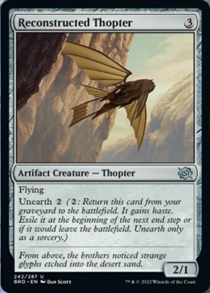 Reconstructed Thopter [The Brothers' War] | Galactic Gamez