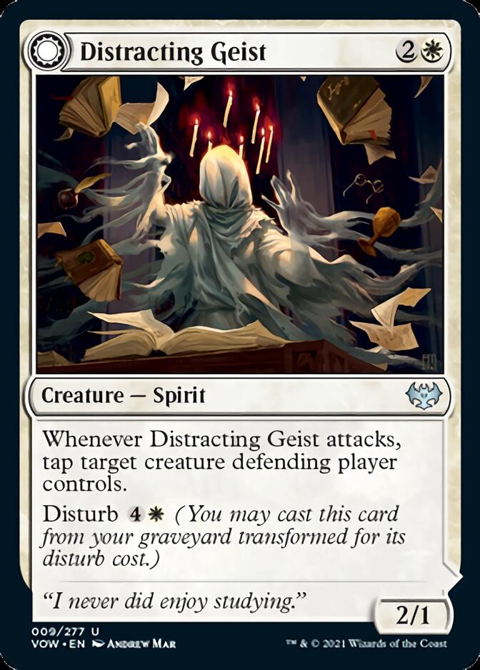 Distracting Geist // Clever Distraction [Innistrad: Crimson Vow] | Galactic Gamez