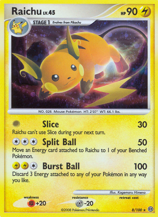 Raichu (8/100) [Diamond & Pearl: Stormfront] | Galactic Gamez