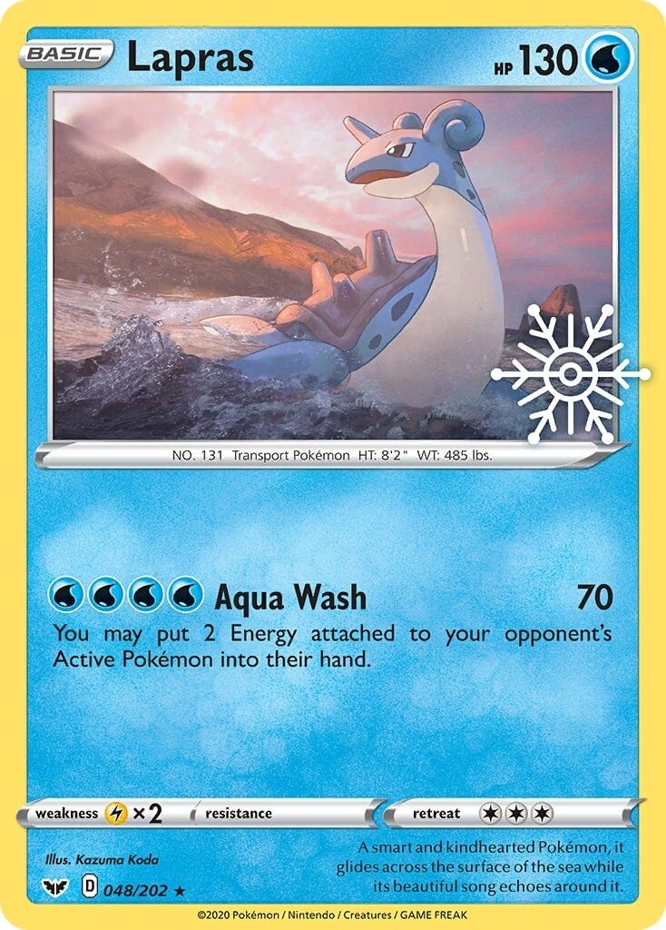 Lapras (048/202) (Holiday Calendar) [Sword & Shield: Base Set] | Galactic Gamez