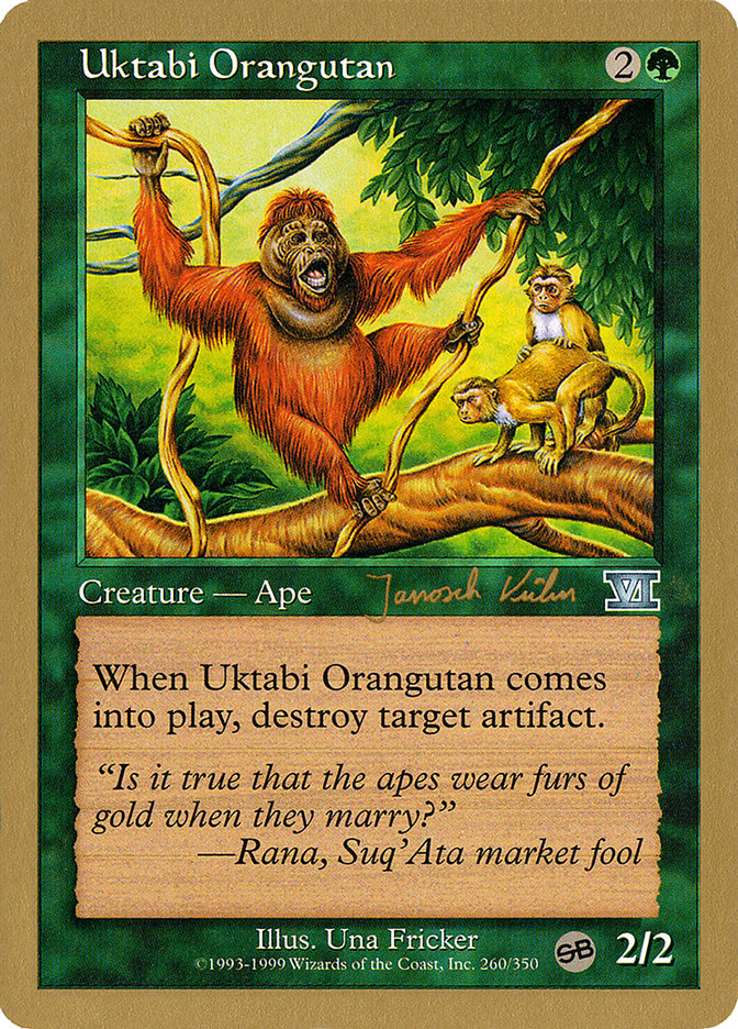 Uktabi Orangutan (Janosch Kuhn) (SB) [World Championship Decks 2000] | Galactic Gamez