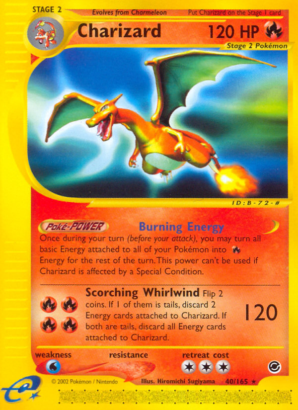 Charizard (40/165) [Expedition: Base Set] | Galactic Gamez