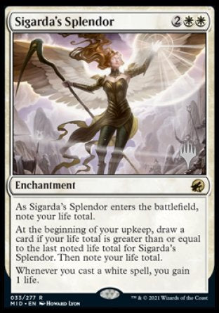 Sigarda's Splendor (Promo Pack) [Innistrad: Midnight Hunt Promos] | Galactic Gamez