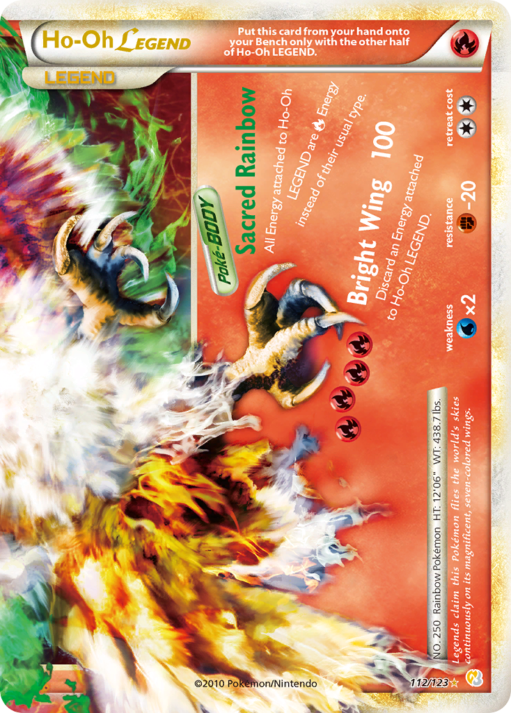 Ho-Oh LEGEND (112/123) [HeartGold & SoulSilver: Base Set] | Galactic Gamez