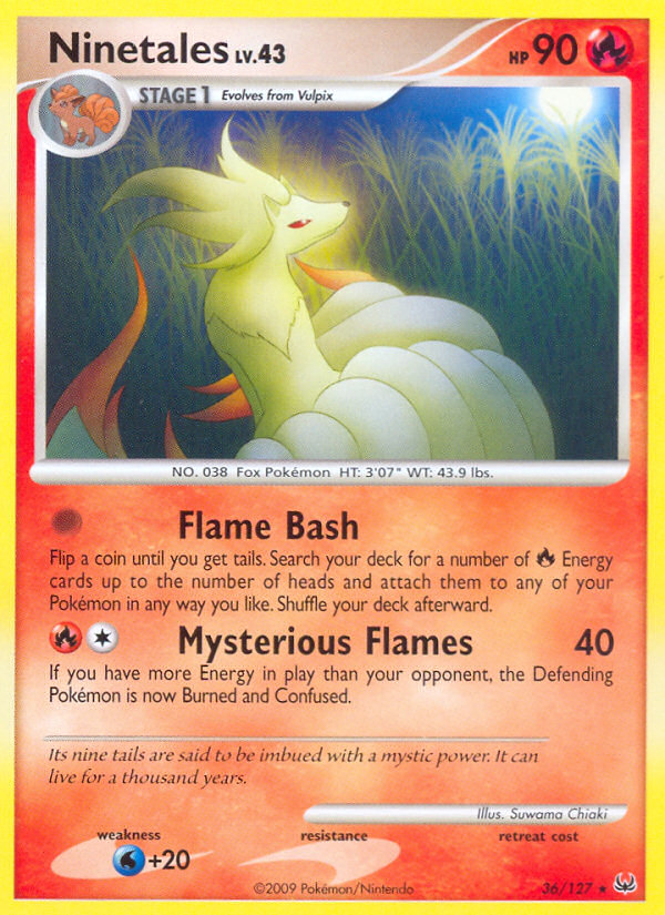 Ninetales (36/127) [Platinum: Base Set] | Galactic Gamez