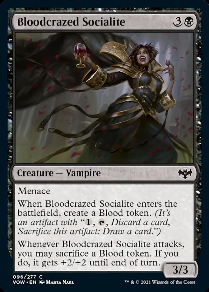 Bloodcrazed Socialite [Innistrad: Crimson Vow] | Galactic Gamez