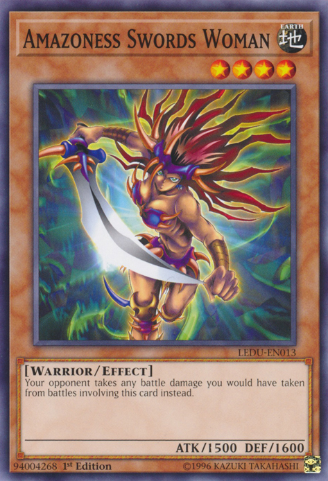 Amazoness Swords Woman [LEDU-EN013] Common | Galactic Gamez