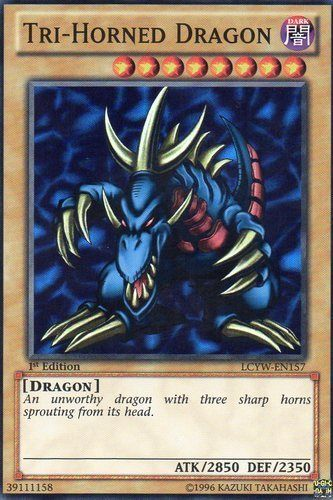 Tri-Horned Dragon [LCYW-EN157] Super Rare | Galactic Gamez