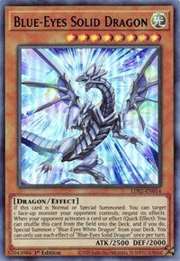 Blue-Eyes Solid Dragon (Blue) [LDS2-EN014] Ultra Rare | Galactic Gamez