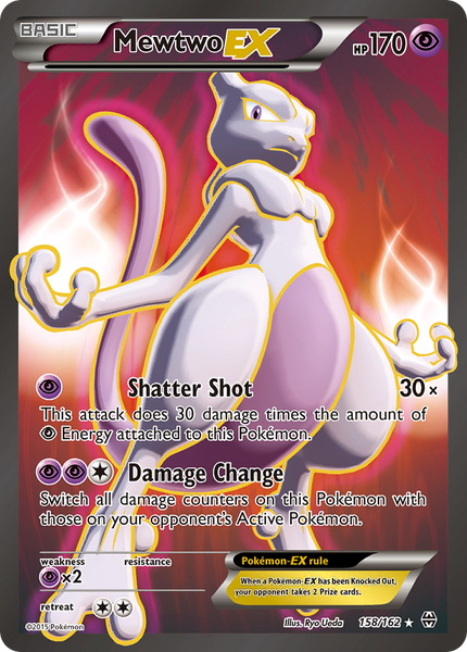mewtwo ex pokemon card Pokemon Black & White Legendary Treasures Ultra Rare Mewtwo EX #54