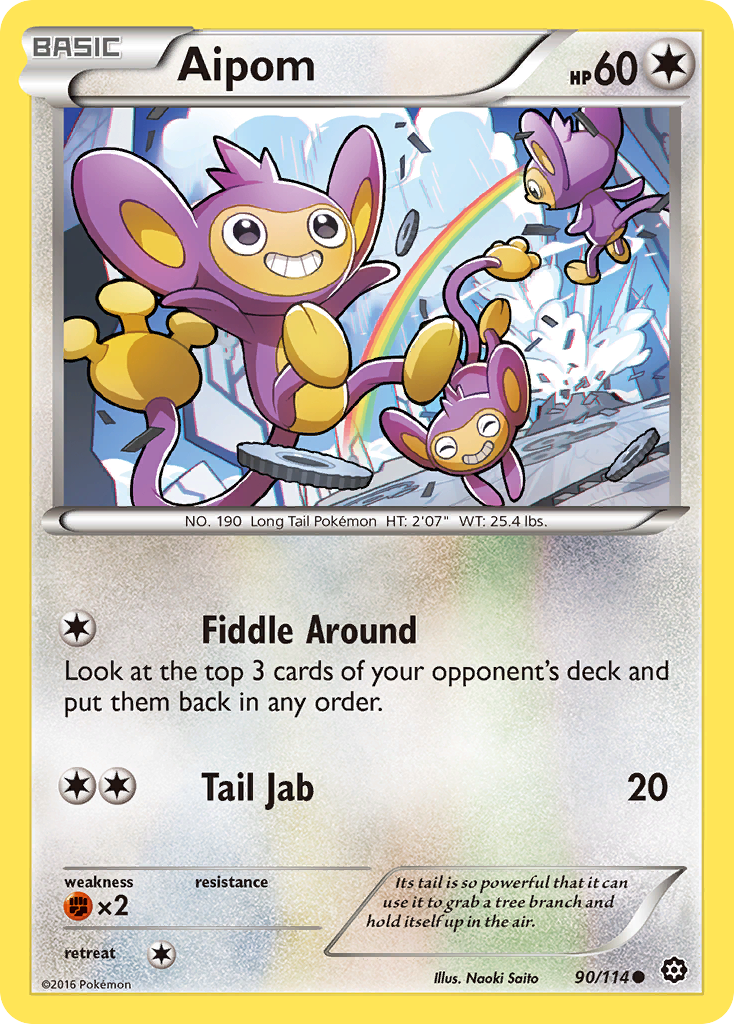 Aipom (90/114) [XY: Steam Siege] | Galactic Gamez