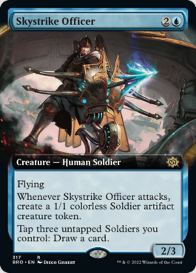 Skystrike Officer (Extended Art) [The Brothers' War] | Galactic Gamez