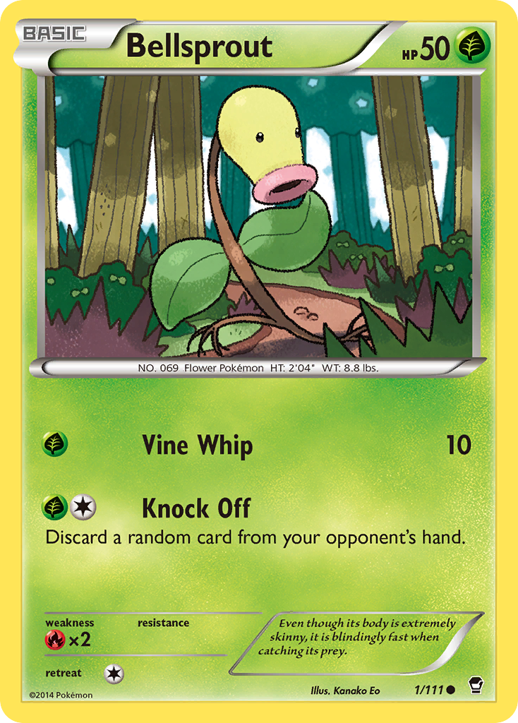 Bellsprout (1/111) [XY: Furious Fists] | Galactic Gamez