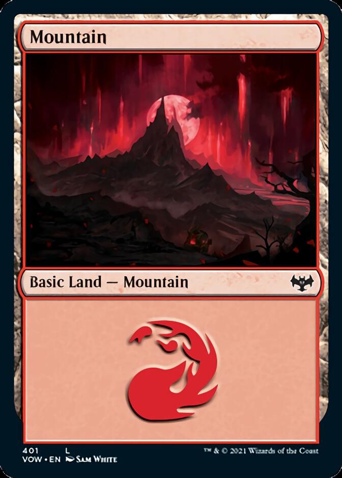 Mountain (401) [Innistrad: Crimson Vow] | Galactic Gamez