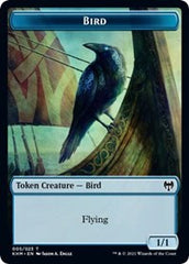Bird (005) // Soldier Double-sided Token [Kaldheim Commander Tokens] | Galactic Gamez