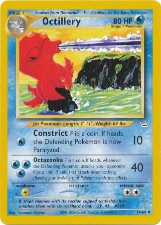 Octillery (34/64) [Neo Revelation Unlimited] | Galactic Gamez