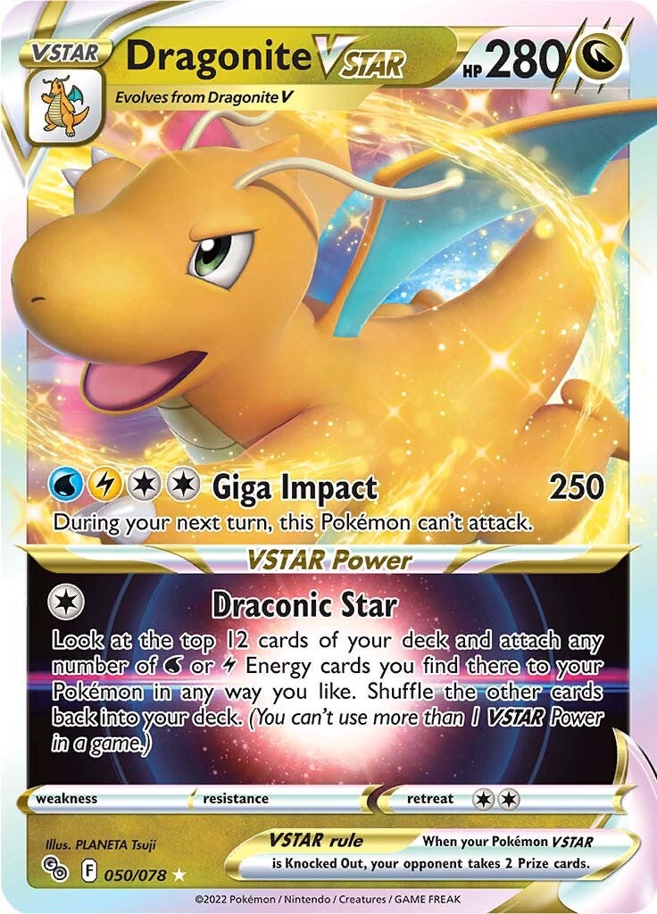 Dragonite VSTAR (050/078) [Pokémon GO] | Galactic Gamez