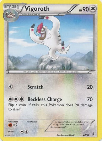 Vigoroth (28/30) [XY: Trainer Kit 1 - Bisharp] | Galactic Gamez