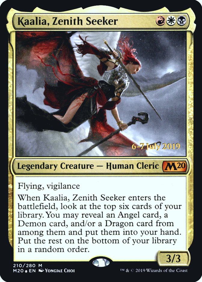 Kaalia, Zenith Seeker  [Core Set 2020 Prerelease Promos] | Galactic Gamez