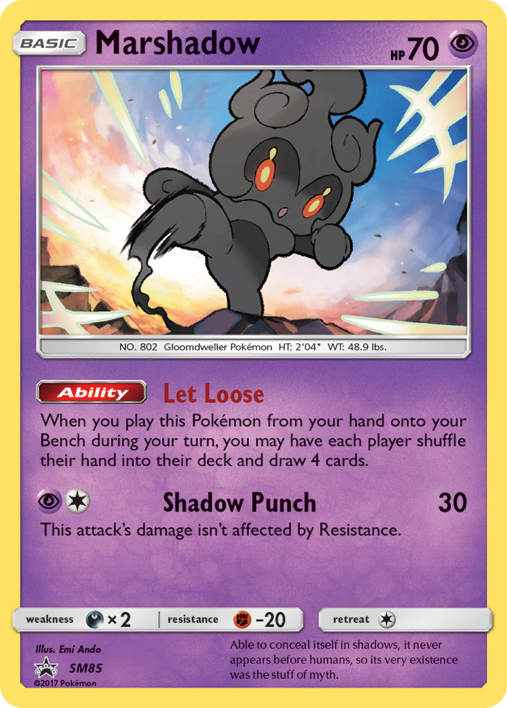 Marshadow (SM85) [Sun & Moon: Black Star Promos] | Galactic Gamez