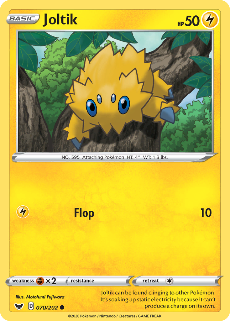 Joltik (070/202) [Sword & Shield: Base Set] | Galactic Gamez