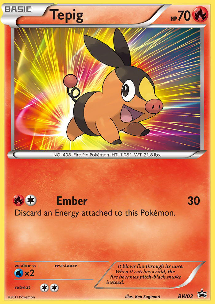 Tepig (BW02) [Black & White: Black Star Promos] | Galactic Gamez