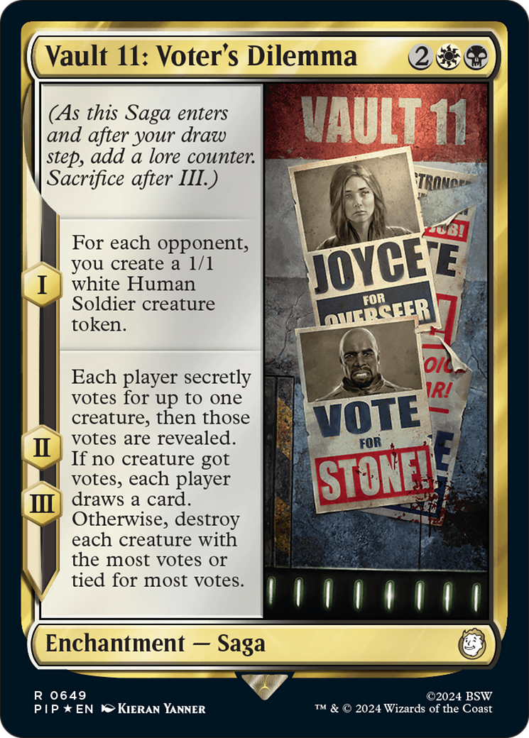 Vault 11: Voter's Dilemna (Surge Foil) [Fallout] | Galactic Gamez