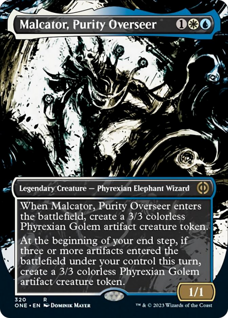 Malcator, Purity Overseer (Borderless Ichor) [Phyrexia: All Will Be One] | Galactic Gamez