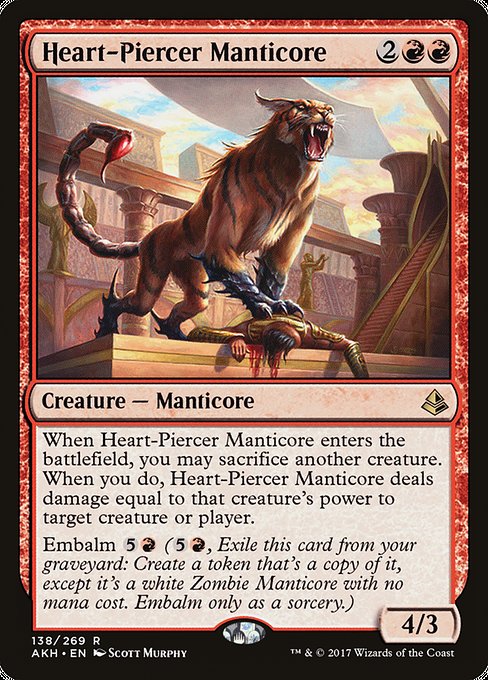 Heart-Piercer Manticore [Amonkhet] | Galactic Gamez