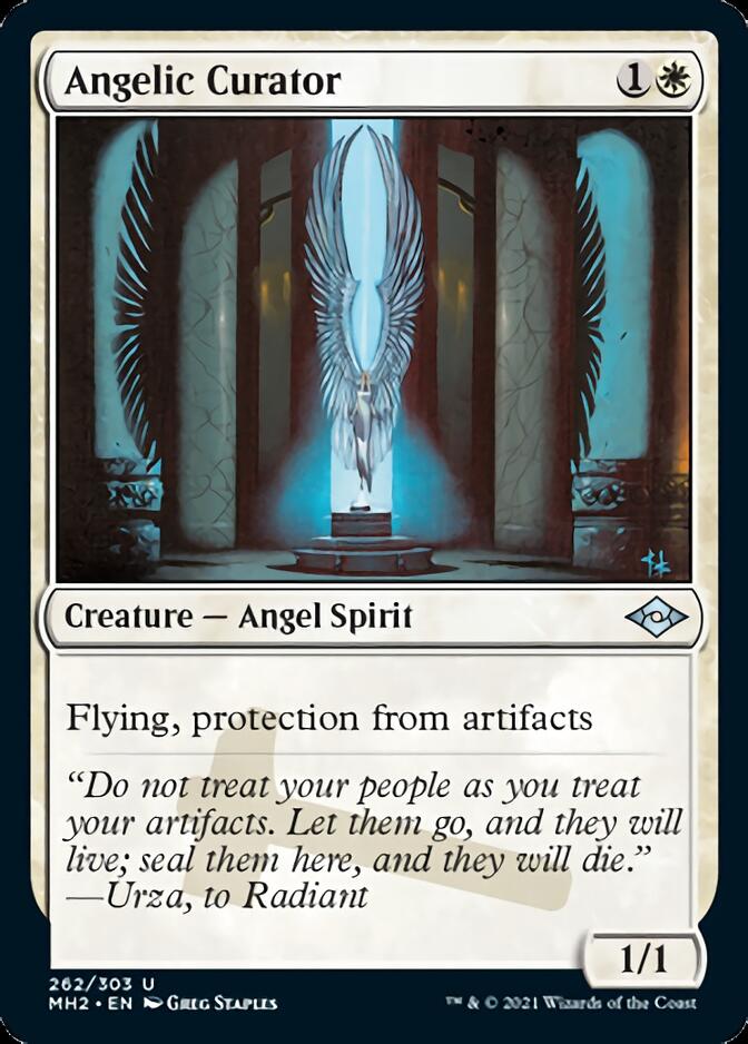 Angelic Curator (Foil Etched) [Modern Horizons 2] | Galactic Gamez