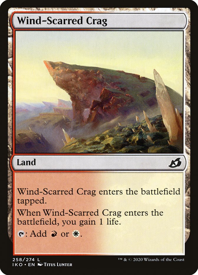 Wind-Scarred Crag [Ikoria: Lair of Behemoths] | Galactic Gamez