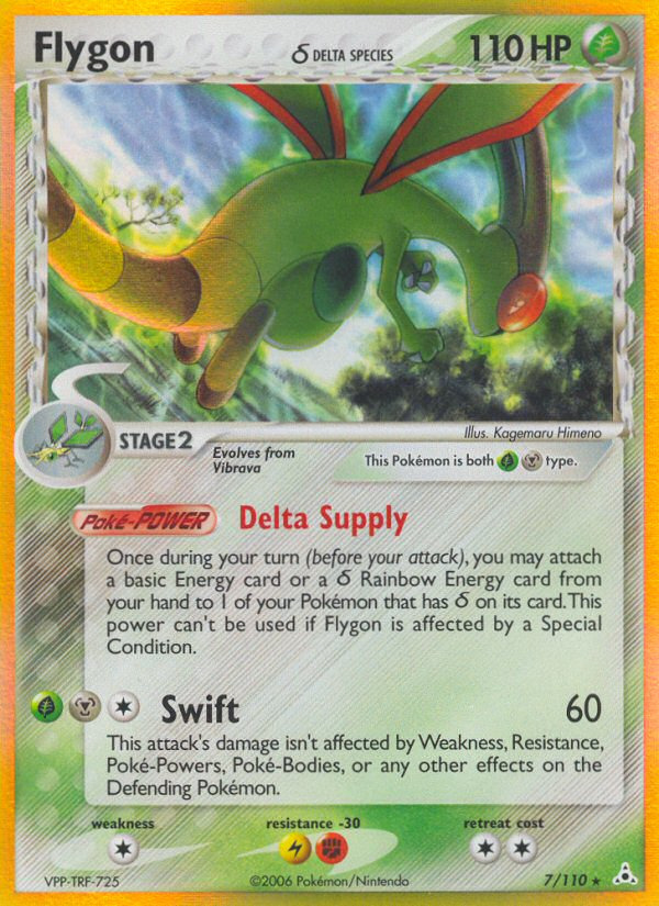 Flygon (7/110) (Delta Species) [EX: Holon Phantoms] | Galactic Gamez