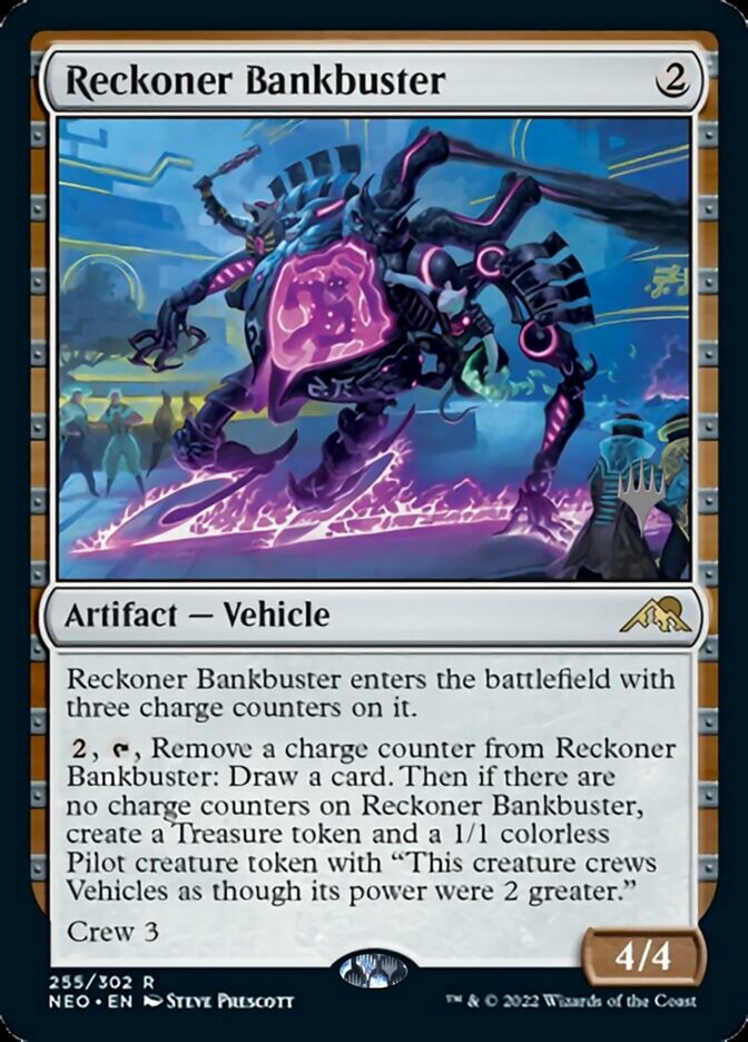 Reckoner Bankbuster (Promo Pack) [Kamigawa: Neon Dynasty Promos] | Galactic Gamez