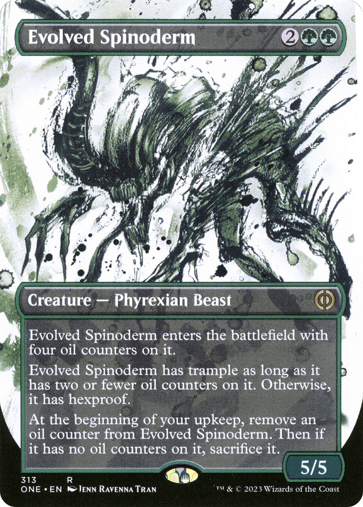 Evolved Spinoderm (Borderless Ichor) [Phyrexia: All Will Be One] | Galactic Gamez