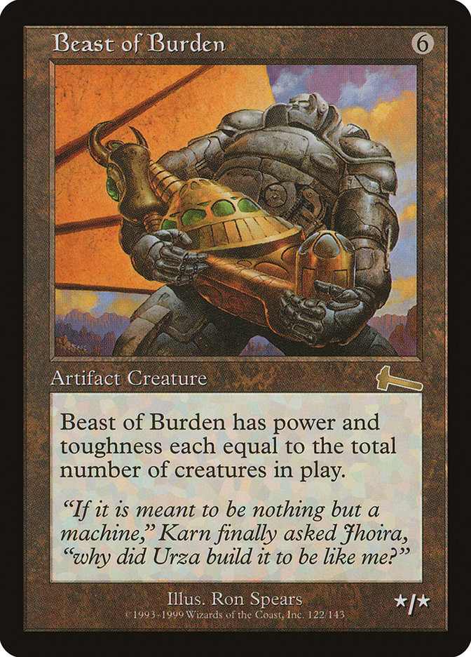 Beast of Burden [Urza's Legacy] | Galactic Gamez