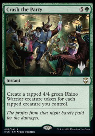 Crash the Party (Promo Pack) [Streets of New Capenna Commander Promos] | Galactic Gamez