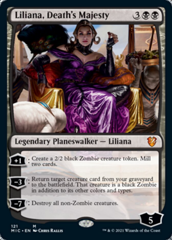 Liliana, Death's Majesty [Innistrad: Midnight Hunt Commander] | Galactic Gamez