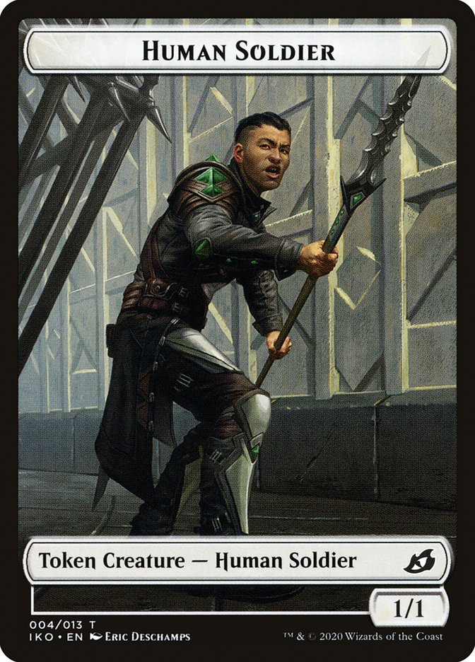 Human Soldier (004/013) [Ikoria: Lair of Behemoths Tokens] | Galactic Gamez